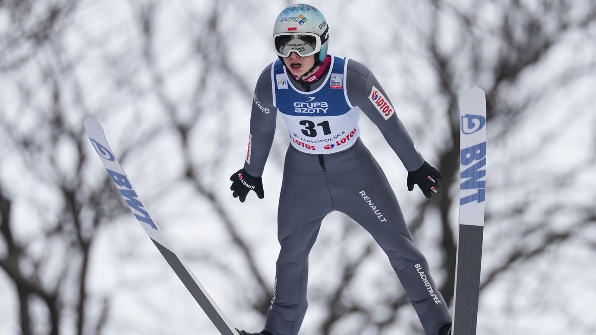 Pawel Wasek (POL) during the individual competition for FIS Ski Jumping World Cup In Zakopane, Poland, on January 17, 2022. (Photo by Foto Olimpik/NurPhoto via Getty Images)