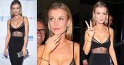 Joanna Krupa odsłania piersi na kolacji w Hollywood (ZDJĘCIA)