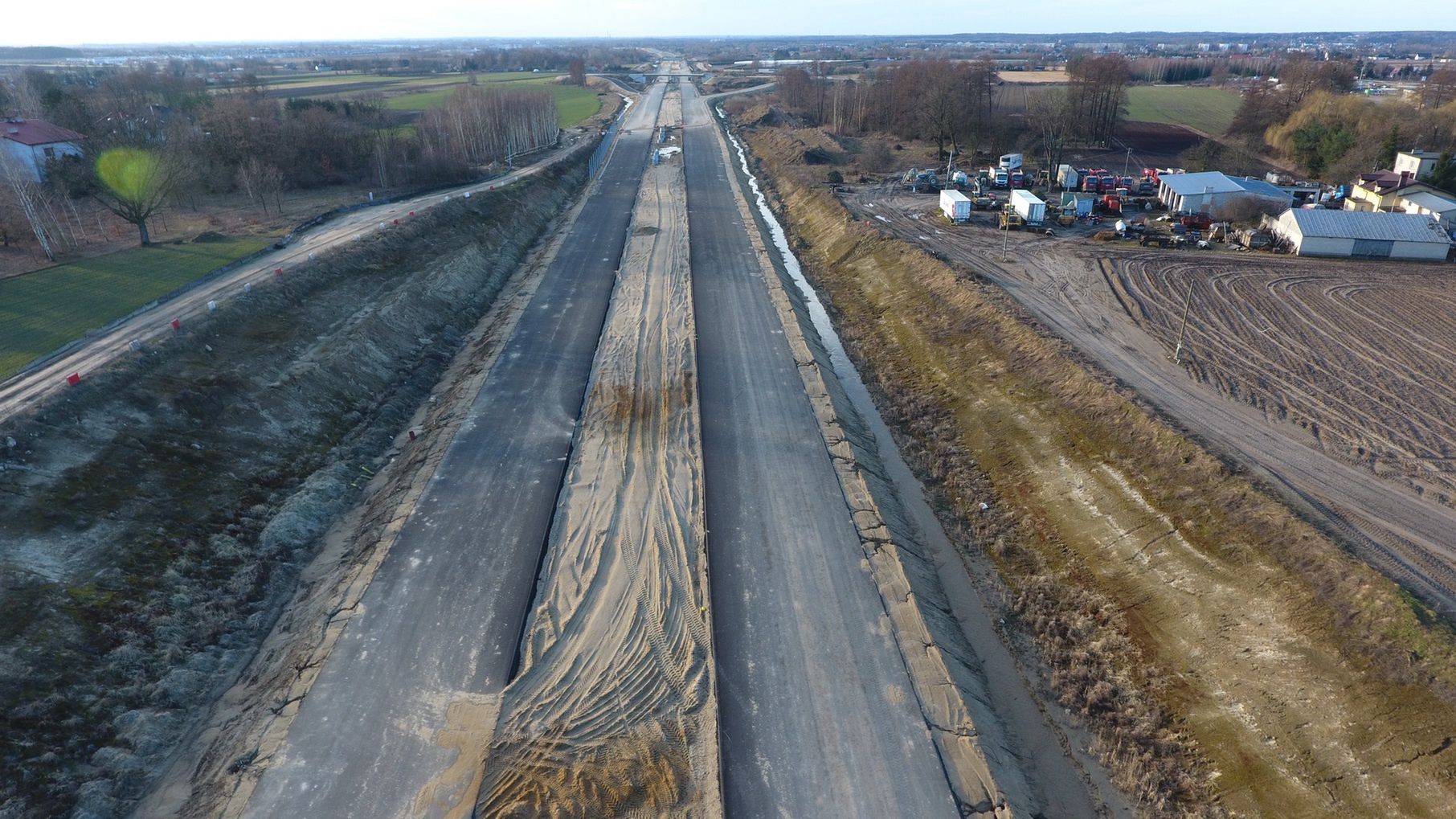 Budowa drogi ekspresowej S14 Lublinek-Aleksandrów Łódzki, stan po 28 miesiącach