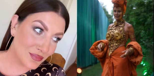 Karolina Domaradzka MIAŻDŻY kreację Małgorzaty Rozenek: "Trzeba było od razu se walnąć BLACK FACE"