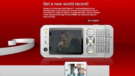 Sony Ericsson zaprasza użytkowników do bicia rekordu Guinessa 1