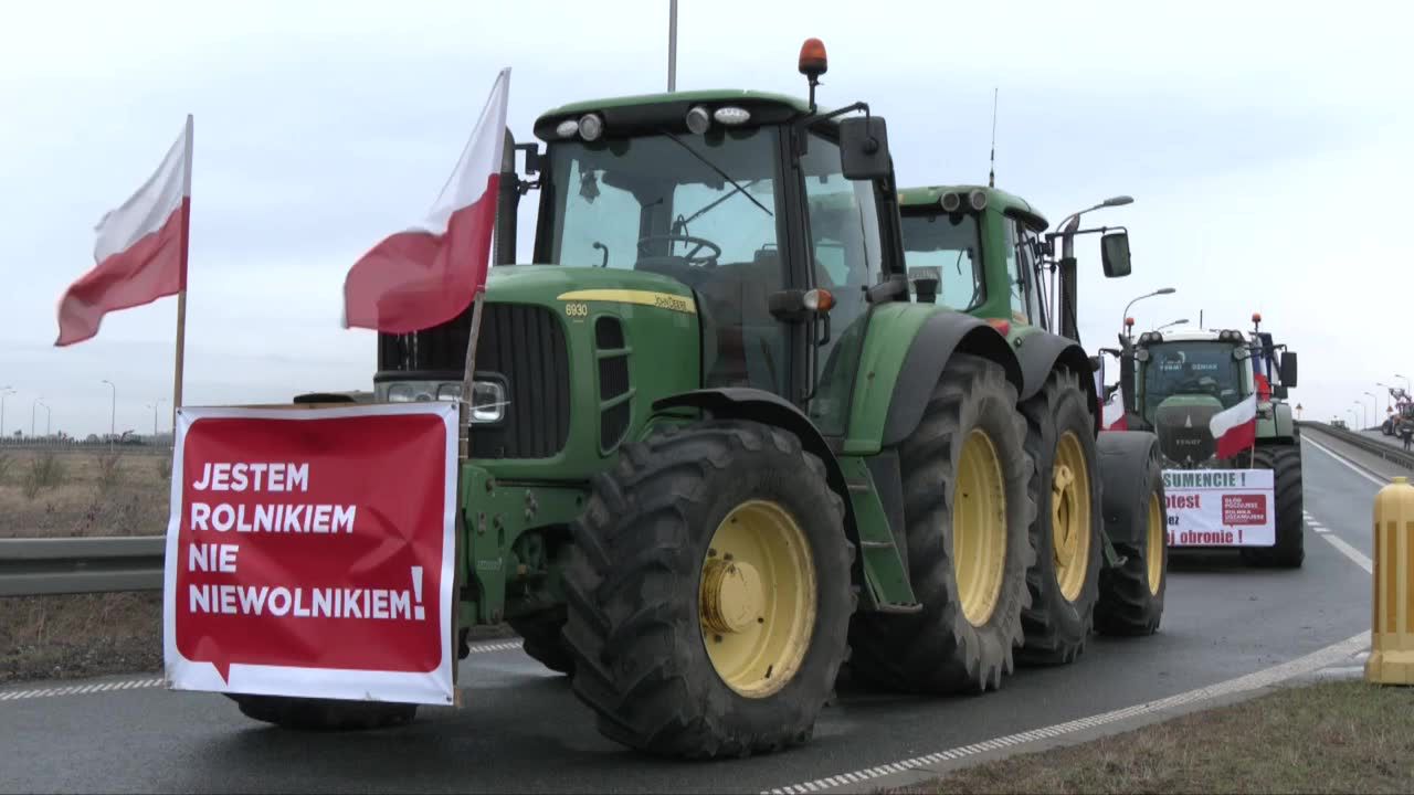 Kolejny dzień protestu rolników. Blokady na drogach krajowych, ekspresowych i autostradach