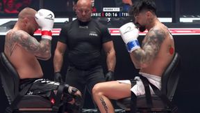 Historyczna walka na FAME. Byli przymocowani do krzeseł