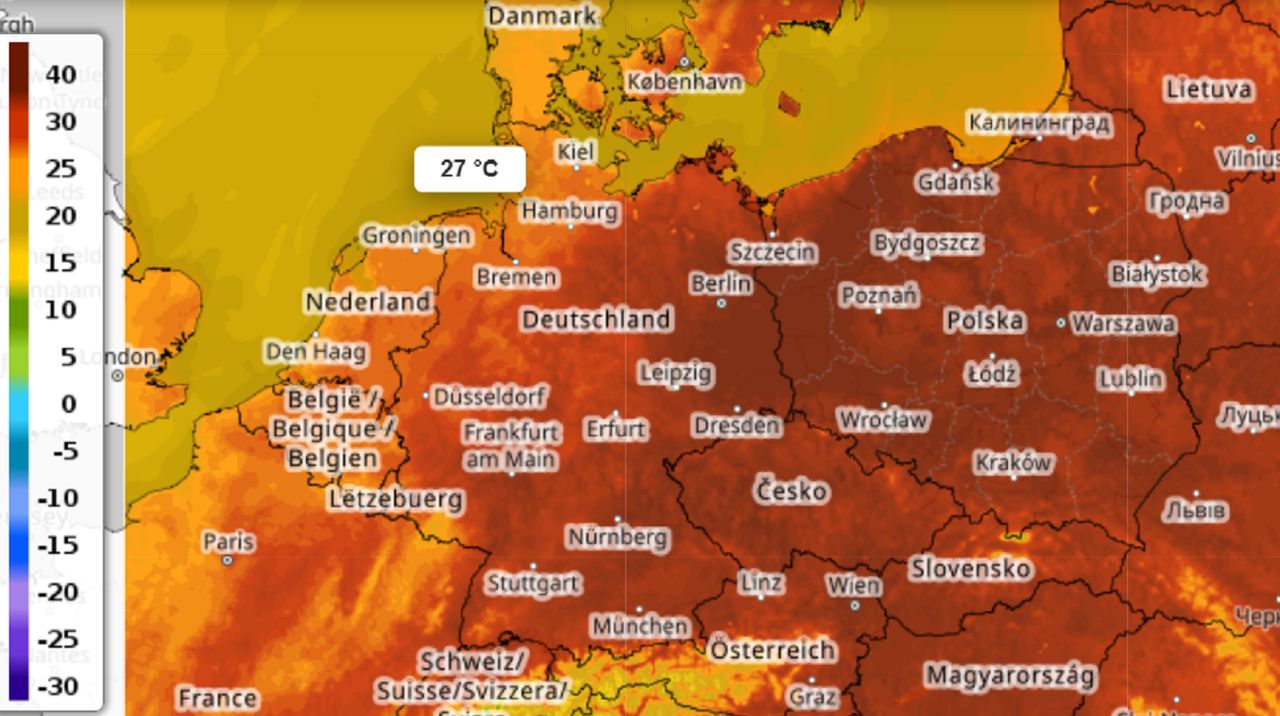 Upał do 41 st. C w Polsce. Szykuje się rekord w tej części kraju