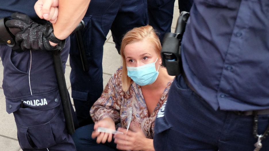 Warszawa. Magdalena Filiks z KO o akcji policji podczas protestu