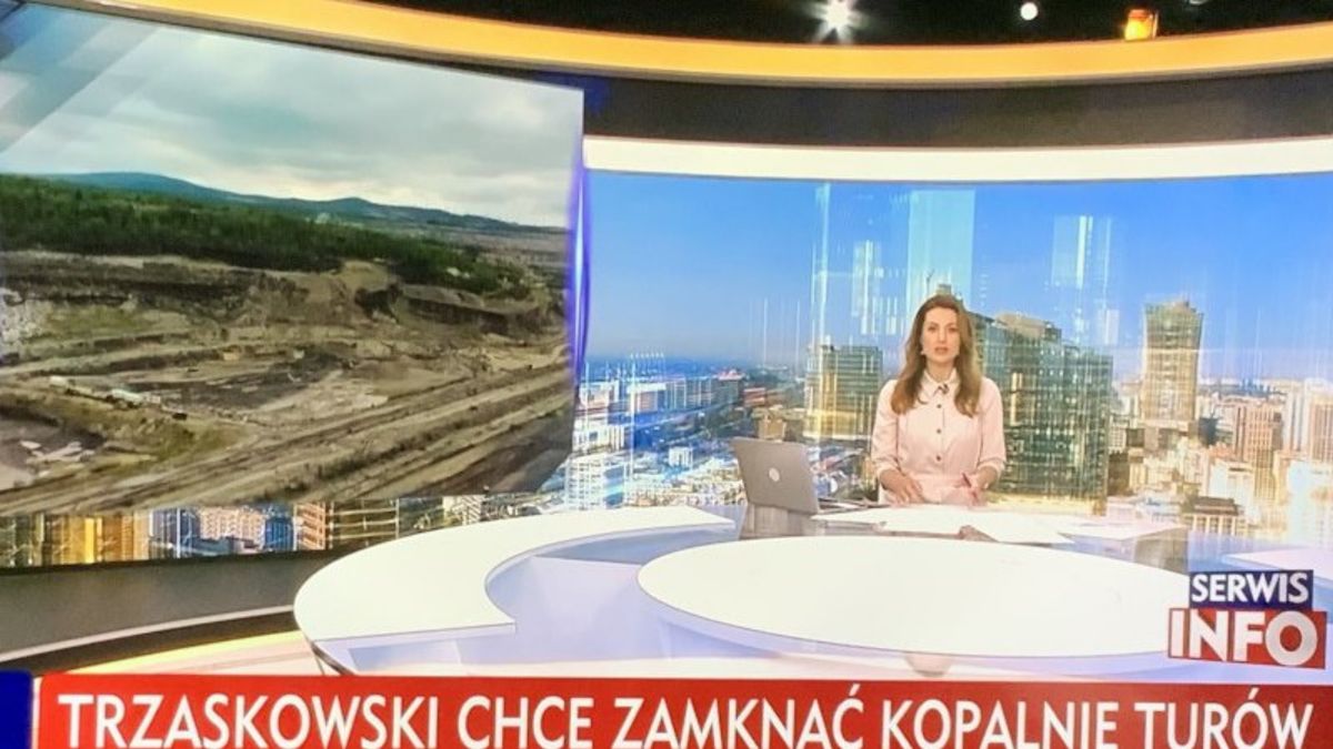TVP Info powiązało Rafała Trzaskowskiego z kryzysem wokół kopalni Turów