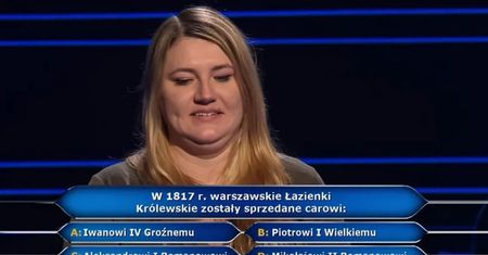"Milionerzy". Pytanie z historii Polski za 125 tys. zł. Zadzwoniła do męża