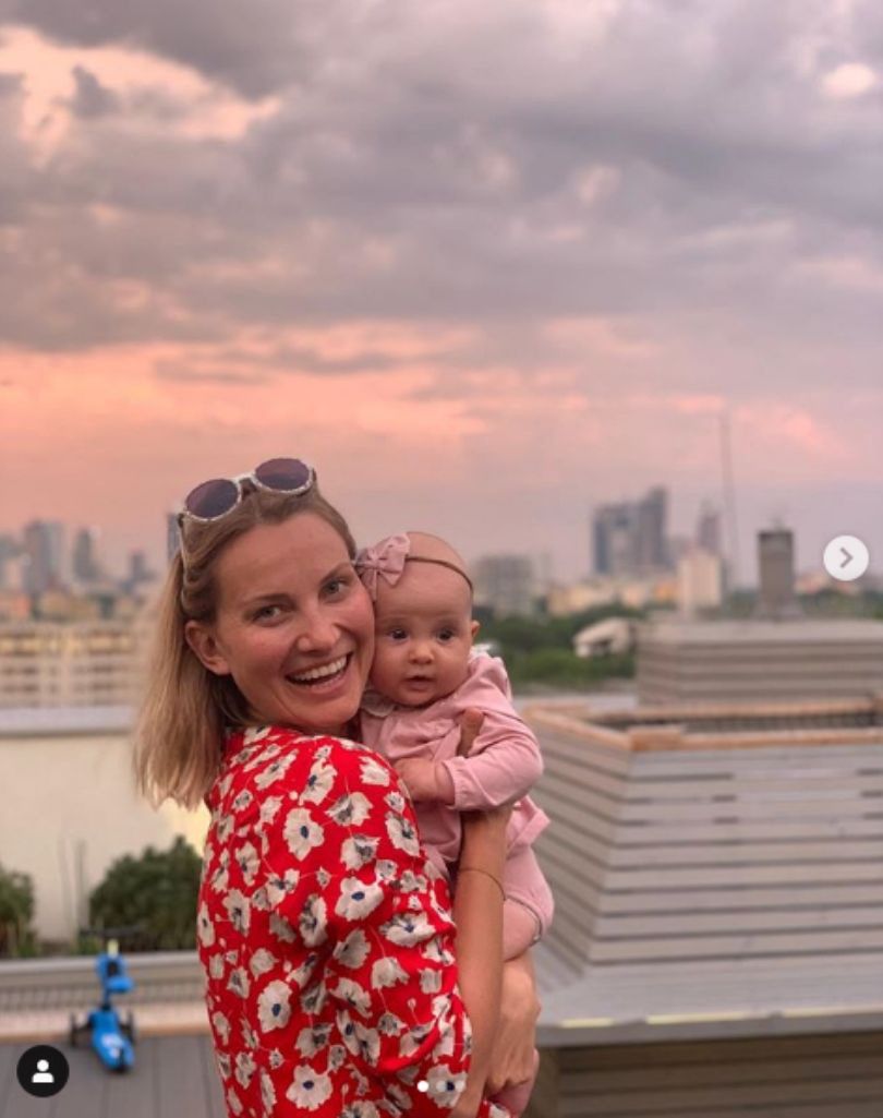 Joanna Moro z córką