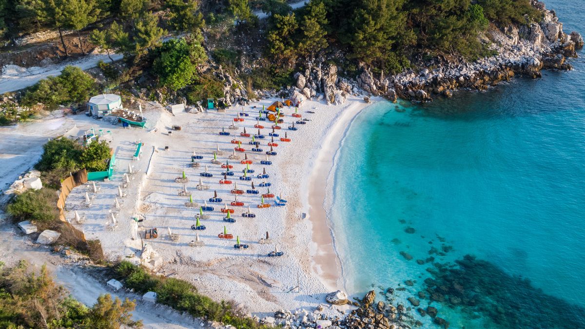 Plaża Marble na wyspie Thassos