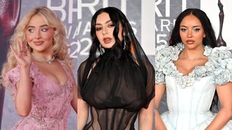 Tłum gwiazd na gali Brit Awards: Sabrina Carpenter niczym księżniczka, odważna Charli XCX, posągowa Jade Thirlwall