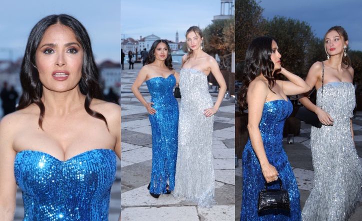 Salma Hayek lansuje się z pasierbicą w Wenecji