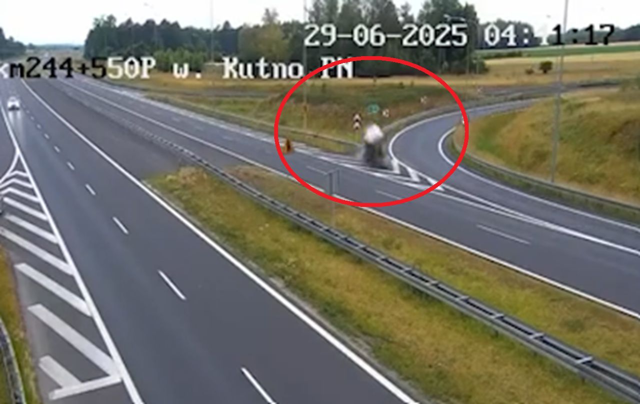 Koszmarny wypadek na A1. To cud, że nikt nie zginął
