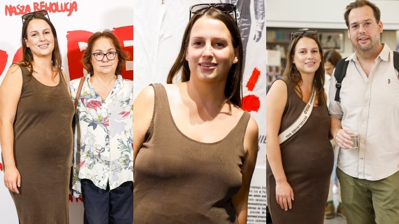 Córka Macieja Kuronia pokazała CIĄŻOWY BRZUSZEK na ściance