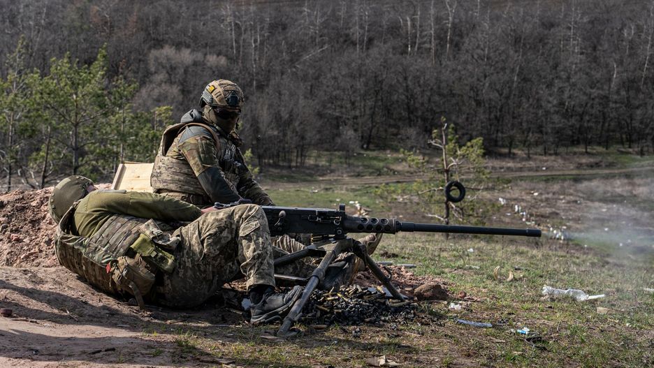Ukraina - arch 2
DONETSK OBLAST, UKRAINE - MARCH 26: Ukrainian servicemen firing a machine gun at a firing range amid the war between Russia and Ukraine, Donetsk Oblast, Ukraine, March 26 2023. Ignacio Marin / Anadolu Agency/ABACAPRESS.COM
AA/ABACA