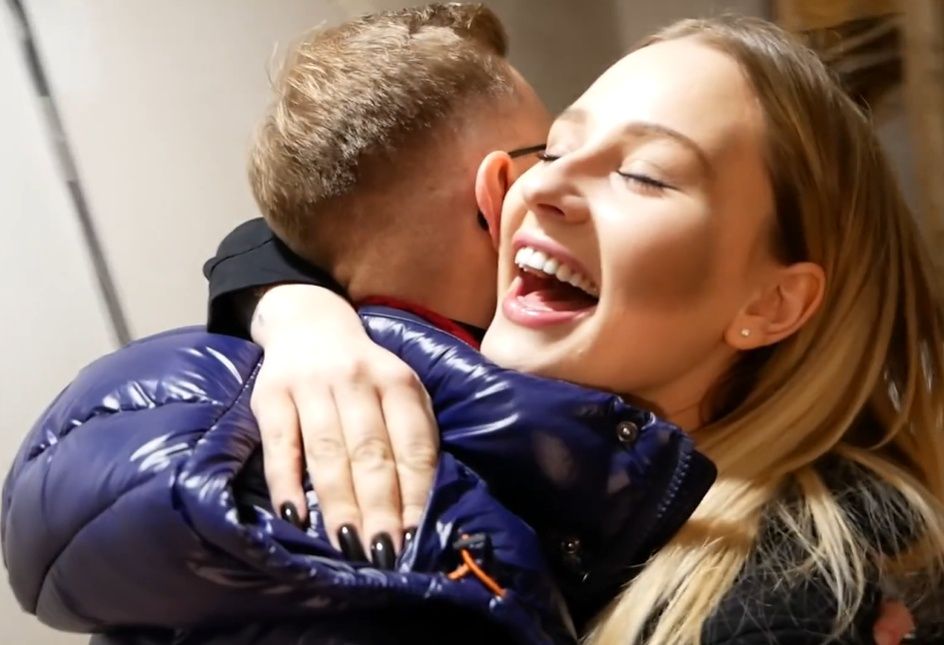 Patryk Strzała na vlogu u Andziaks