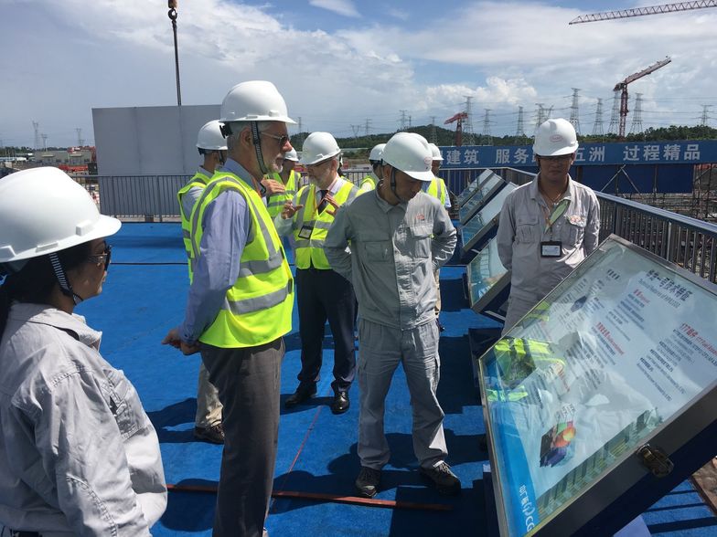 Polska delegacja w Chinach. Elektrownia jądrowa Fangchenggang