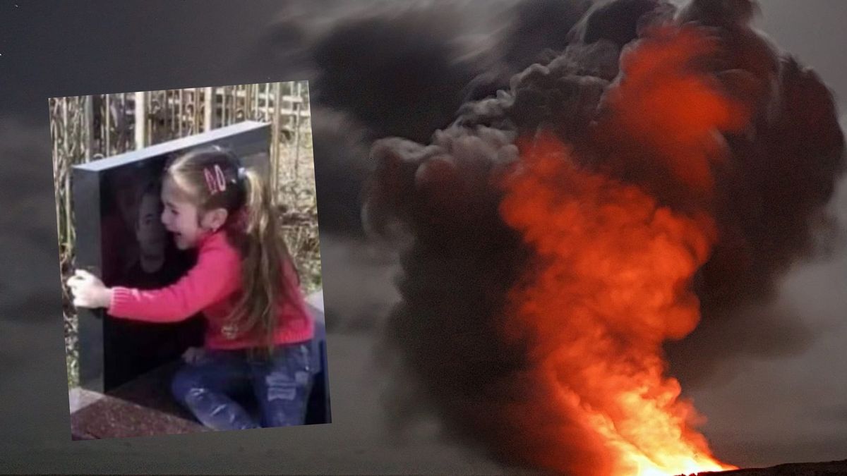 Łzy płyną po policzkach. Zdjęcie znad grobu obiegło sieć 