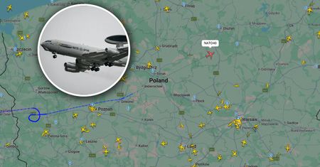F-35 przywitały Polskę. Nieba strzegła większa maszyna
