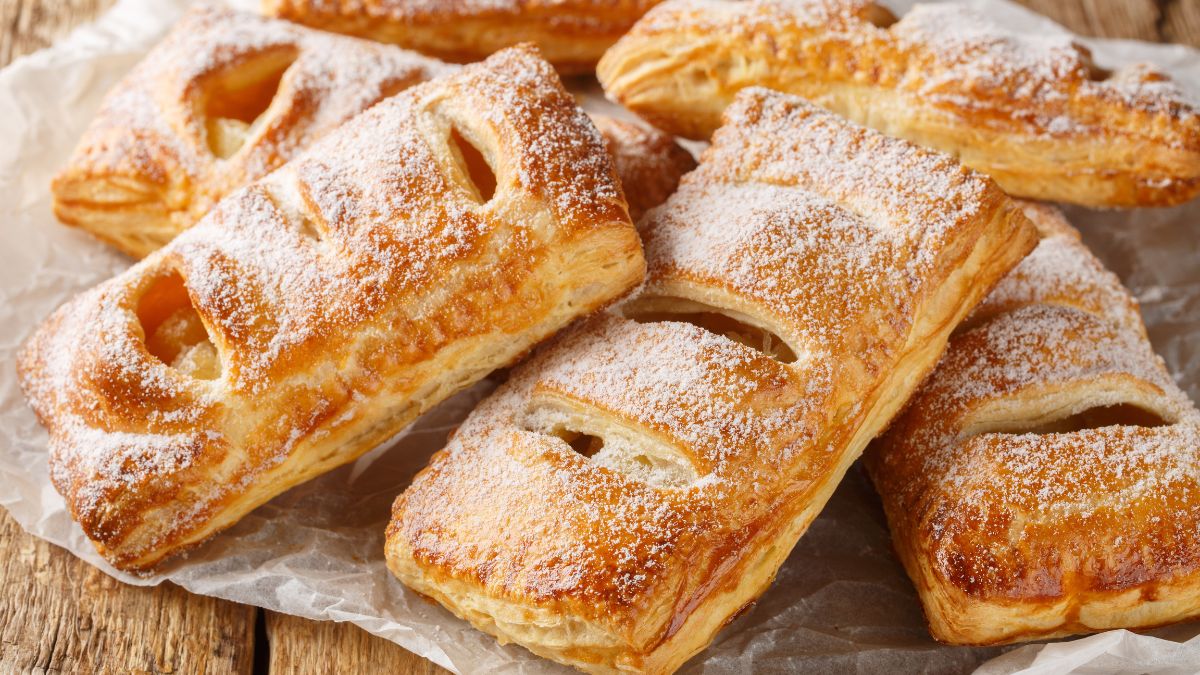 Ciastka francuskie z jabłkami - Pyszności