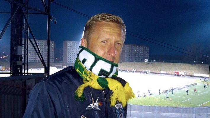Kamil Glik na meczu GKS-u Jastrzębie