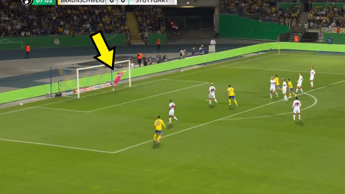 Twitter / Eleven Sports / Kiepska interwencja Nubela