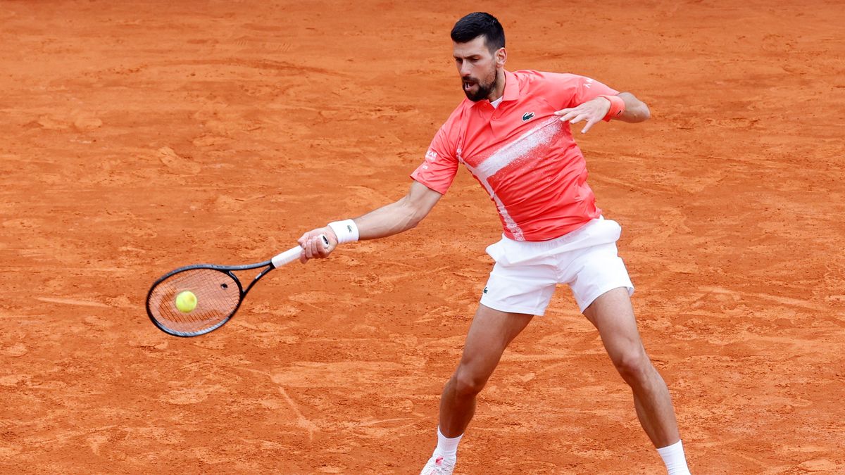 PAP/EPA / Sebastien Nogier / Na zdjęciu: Novak Djoković