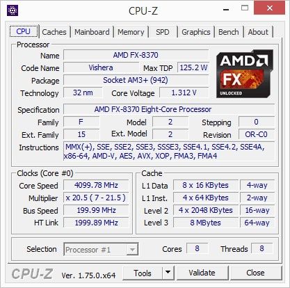 AMD FX-8370 - cooler D3