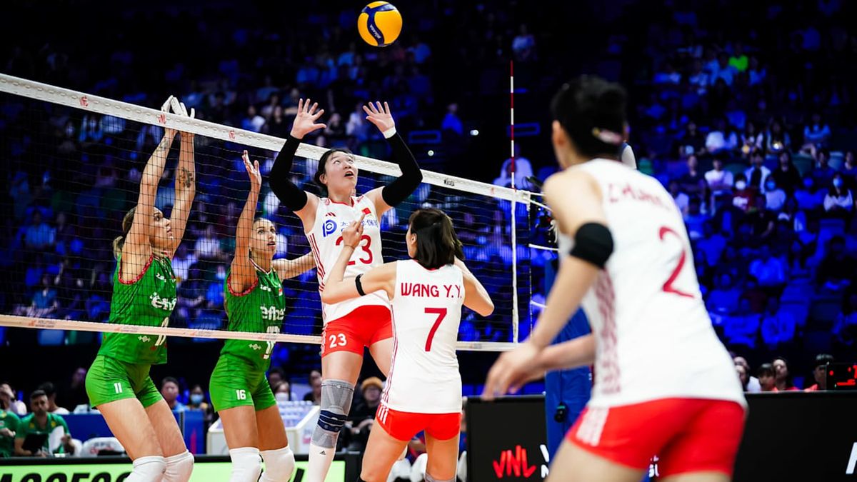 Materiały prasowe / Volleyball World / Mecz Ligi Narodów Kobiet: Bułgaria - Chiny