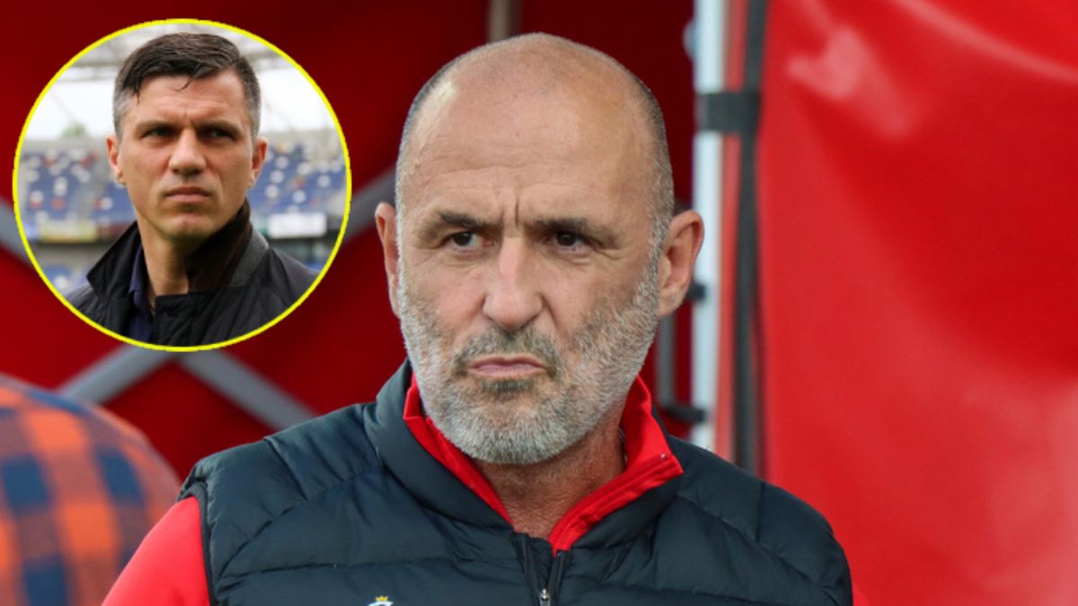 WP SportoweFakty / Na dużym zdjęciu: Michał Probierz (WP SportoweFakty), w kółeczku: Robert Podoliński (WP SportoweFakty)