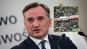 Wulgarny transparent na stadionie Legii. Pojawił się tuż za bramką