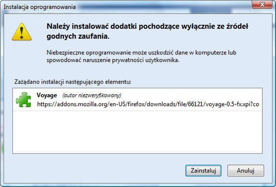 Voyage - fantastyczny sposób prezentacji historii w Firefox! 2