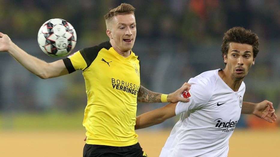 Marco Reus w meczu Borussia Dortmund - Eintracht Frankfurt