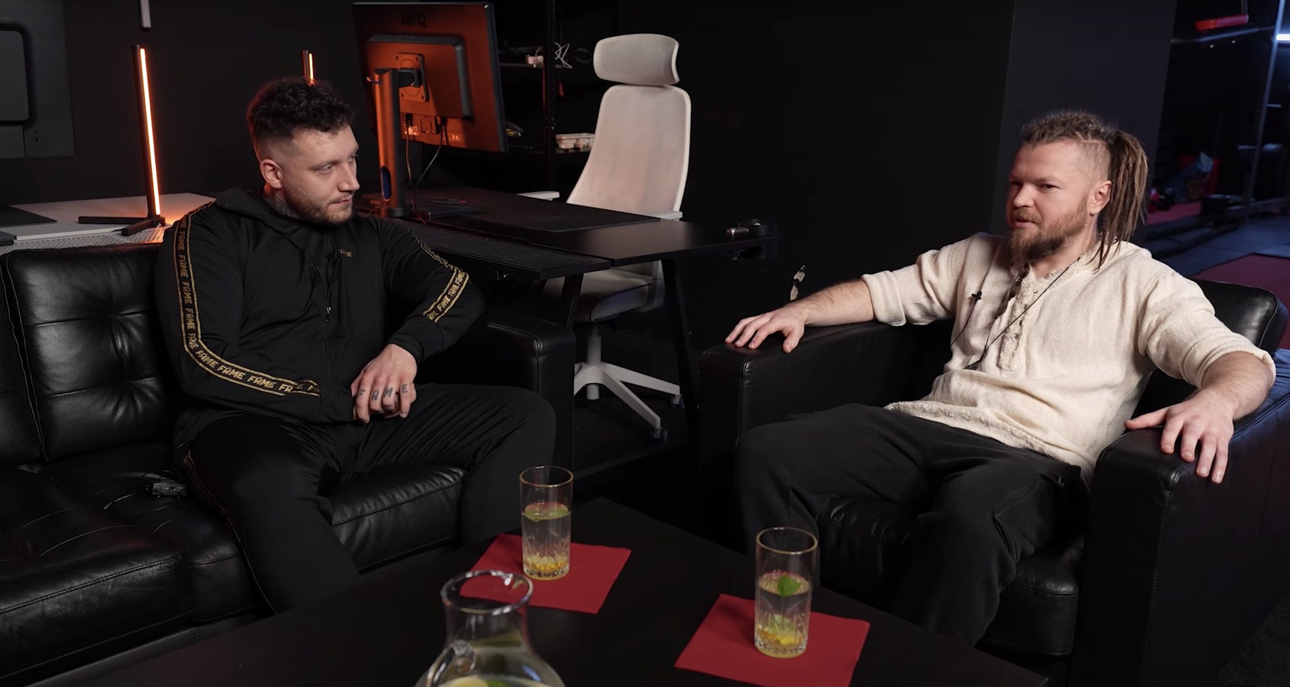 Sylwester Wardęga i Michał „Boxdel” Baron