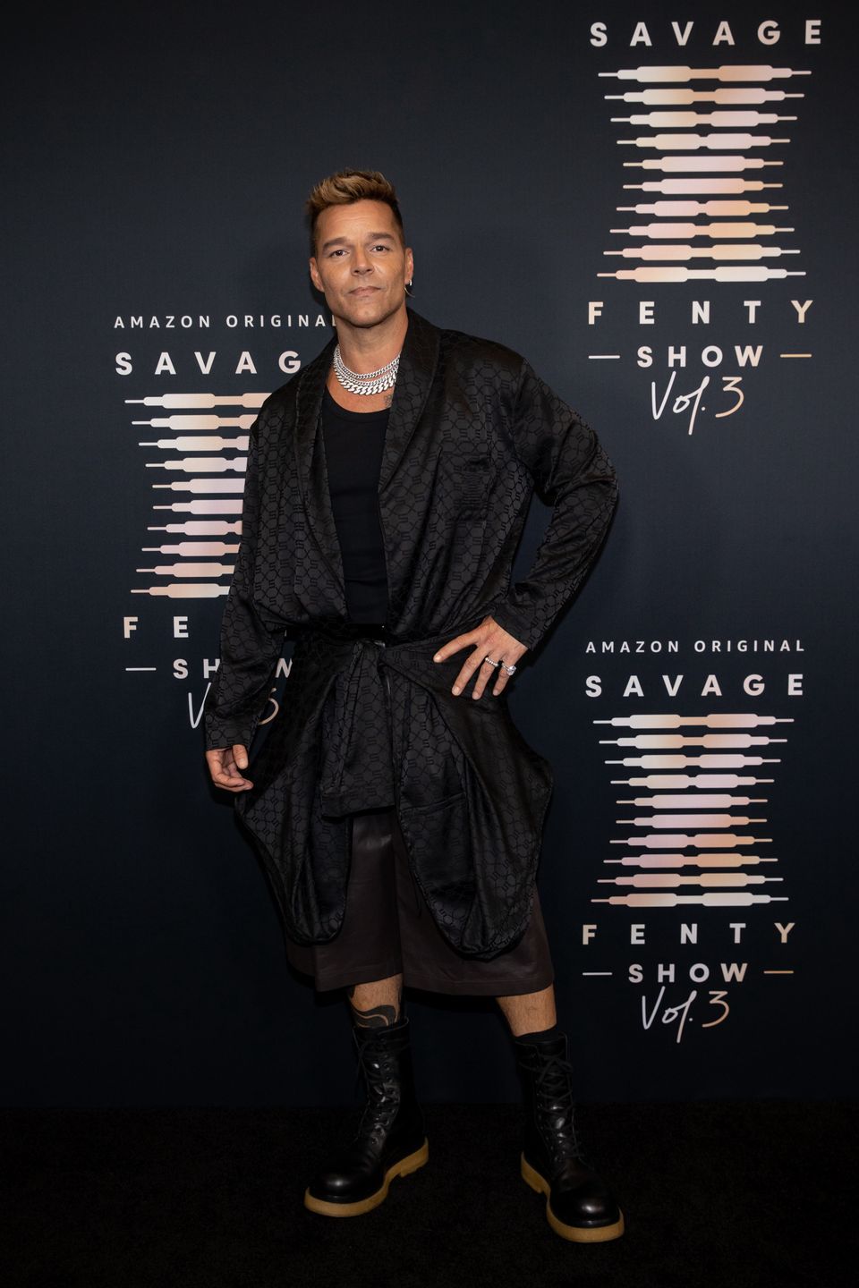 Ricky Martin na pokazie Savage x Fenty