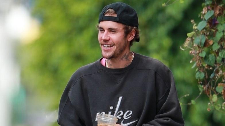 Justin i Hailey Bieberowie na porannym spacerze