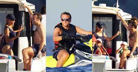 Roześmiani Brigitte i Emmanuel Macron wypoczywają z dziećmi na jachcie (ZDJĘCIA)