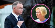 Agata i Andrzej Duda na Narodowym Czytaniu. Pierwsza dama odstawiła się na NIEBIESKO