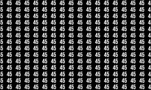 Znajdź liczbę 46. Mało kto robi to w mniej niż 20 sekund