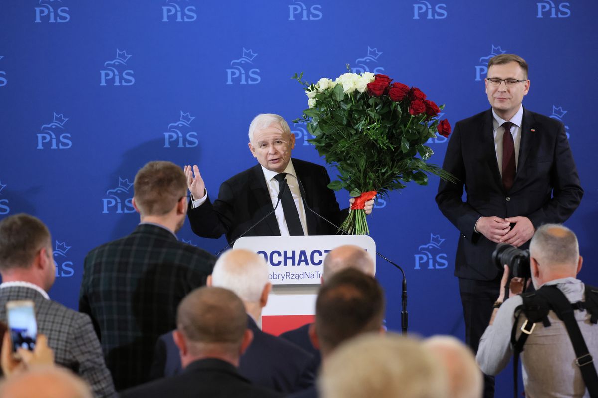 Jarosław Kaczyński rozpoczął cykl spotkań z wyborcami od Sochaczewa 