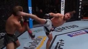 Spektakularny nokaut na gali UFC. Szybka reakcja sędziego [WIDEO]