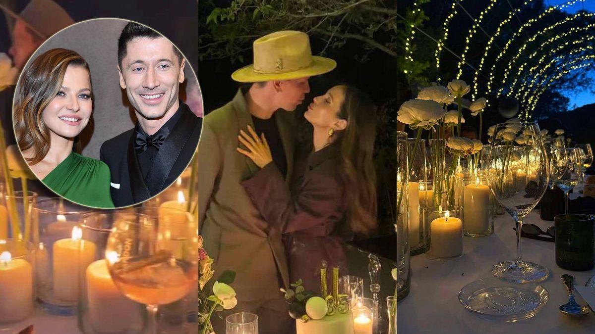 Lewandowscy i Szczęśni na imprezie