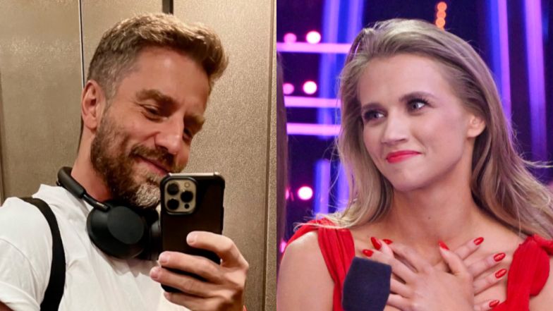 Marcin Rogacewicz wspiera Agnieszkę Kaczorowską