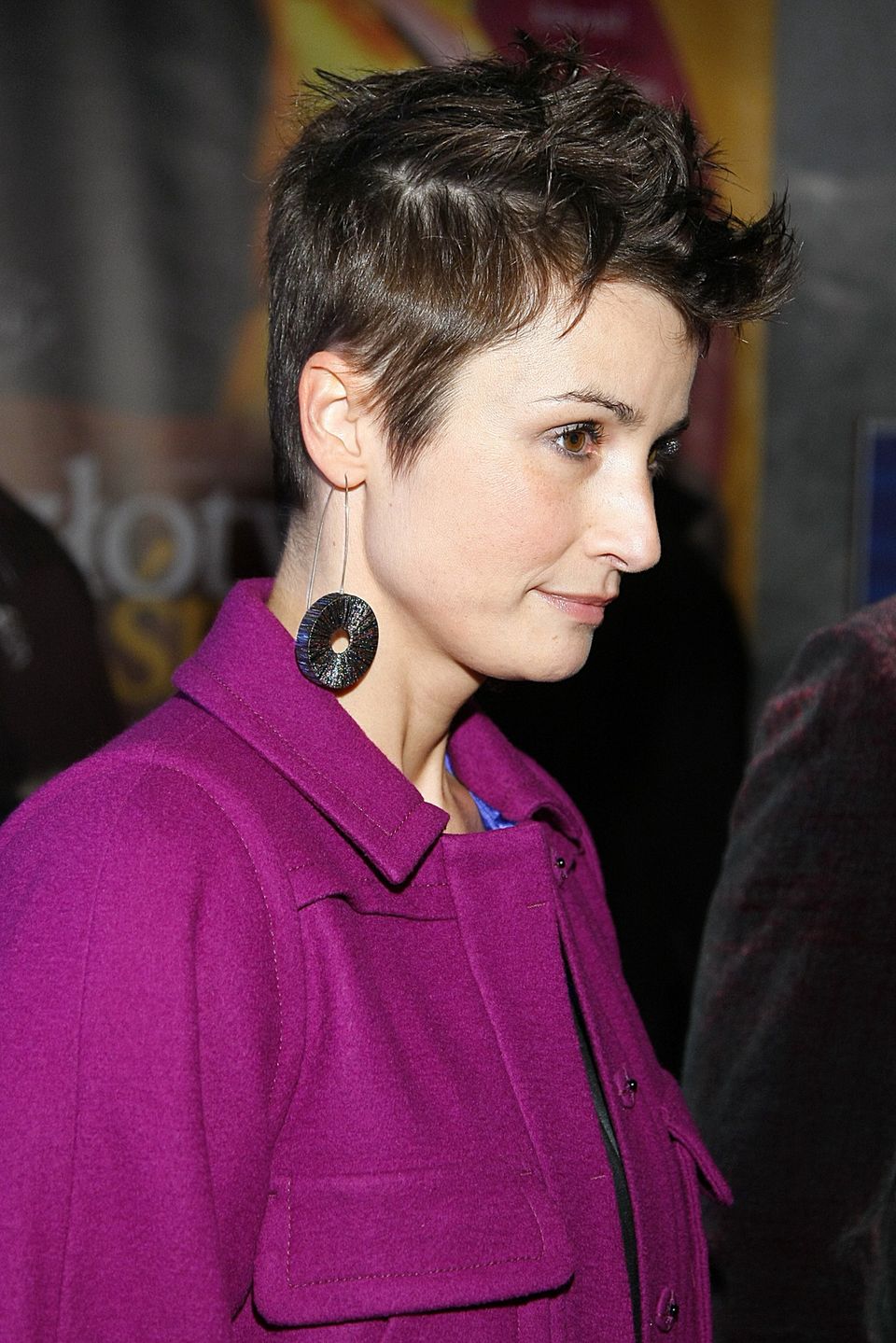 marzec 2009, profil, fryzura, Joanna Brodzik