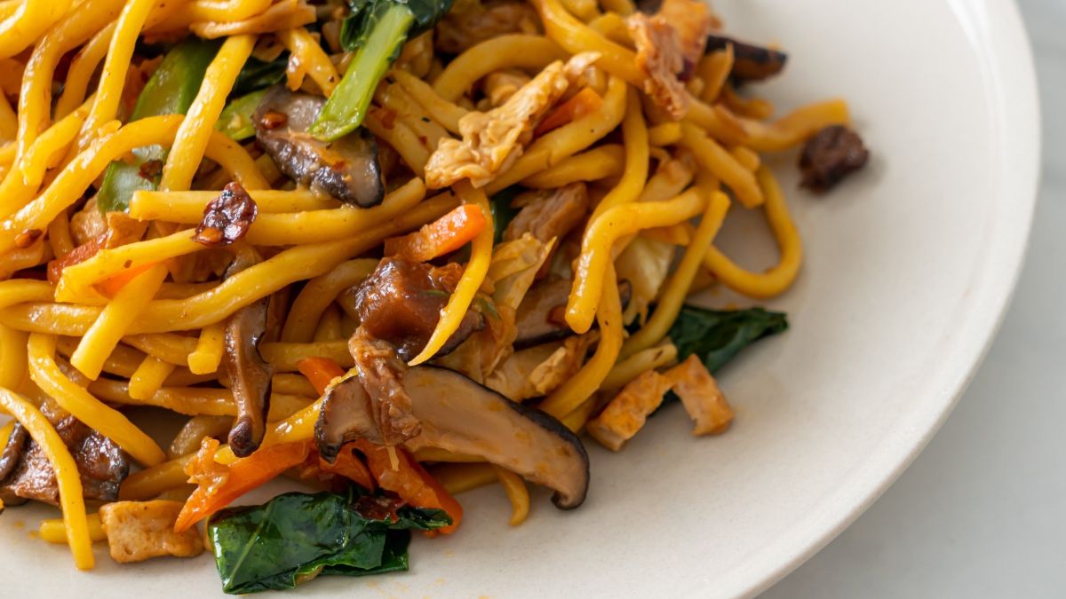 Przepis na makaron z pastą gochujang