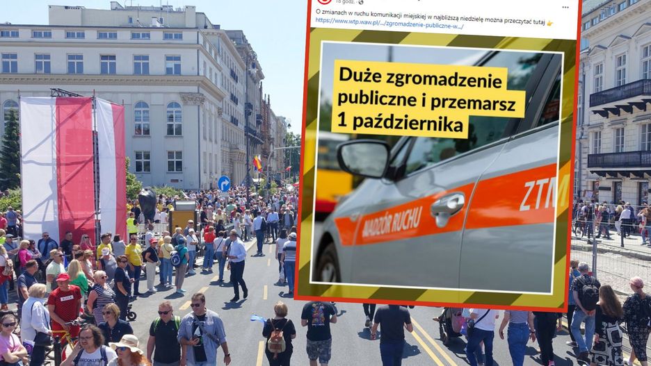 Marsz Miliona Serc. Trasa i utrudnienia 1 października