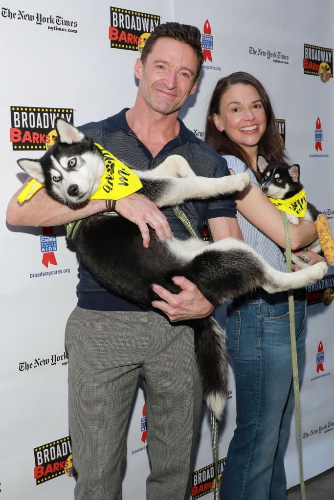 2022 Broadway Barks
NEW YORK, NEW YORK - JULY 09: Hugh Jackman and Sutton Foster attend 2022 Broadway Barks at Shubert Alley on July 09, 2022 in New York City. (Photo by Jason Mendez/Getty Images)
Jason Mendez