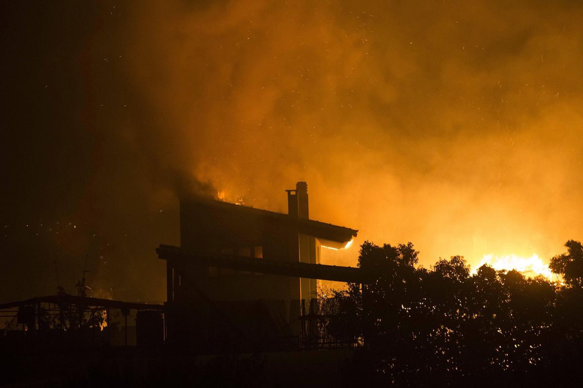 Nowa fala pożarów w Grecji. Ewakuowano dwie miejscowości