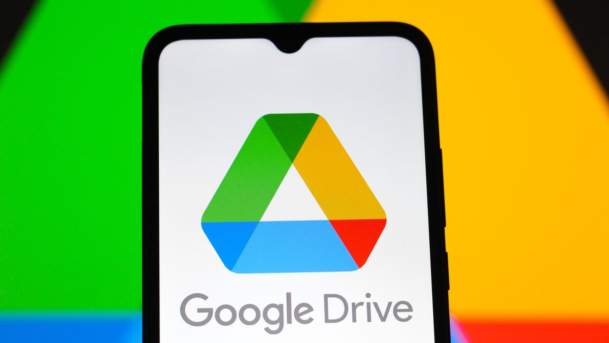 CANADA - 2025/02/02: In this photo illustration, the Google Drive logo is seen displayed on a smartphone screen. (Photo Illustration by Thomas Fuller/SOPA Images/LightRocket via Getty Images)