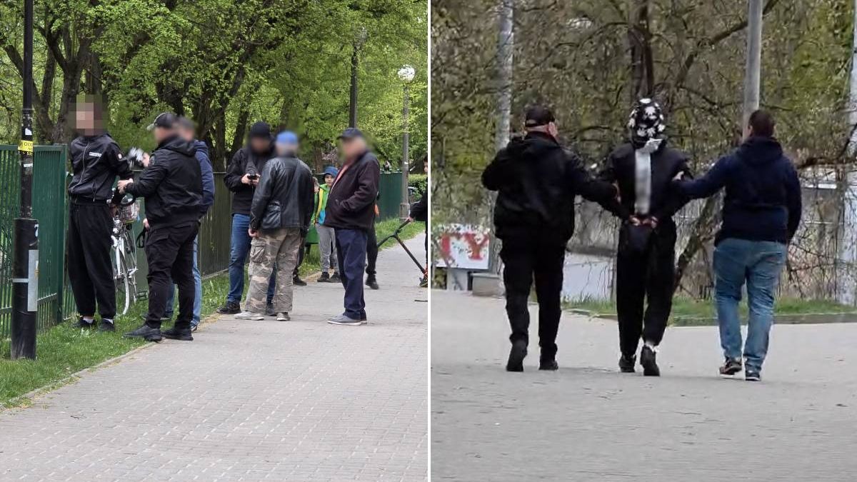 Zatrzymanie agresywnego 19-latka, był poszukiwany