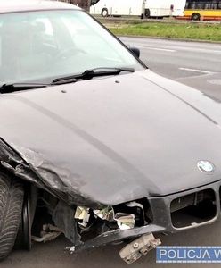 Wrocław. Kierowca BMW uszkodził osiem zaparkowanych samochodów. Był pod wpływem alkoholu